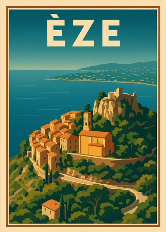 Eze village et son château